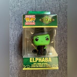 FUNKO POCKET POP KEYCHAIN WICKED MOVIE—ELPHABA-RARE!! NEW!!